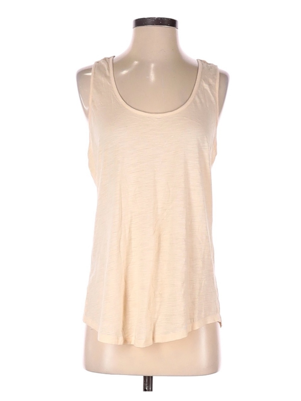 Express Cream Scoop Neck Tank Top